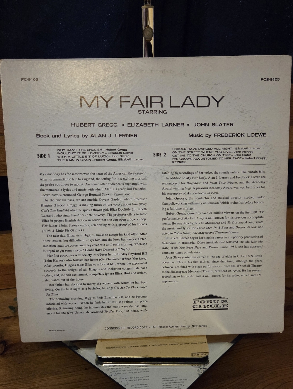 Vintage Record: My Fair Lady Vinyl LP Vintage Musical Soundtrack - Picture 2 of 4